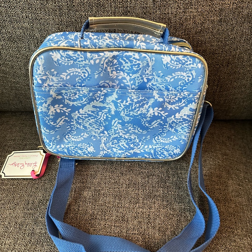 Lilly Pulitzer Blue and White Lunch Bag - Picture 5 of 5